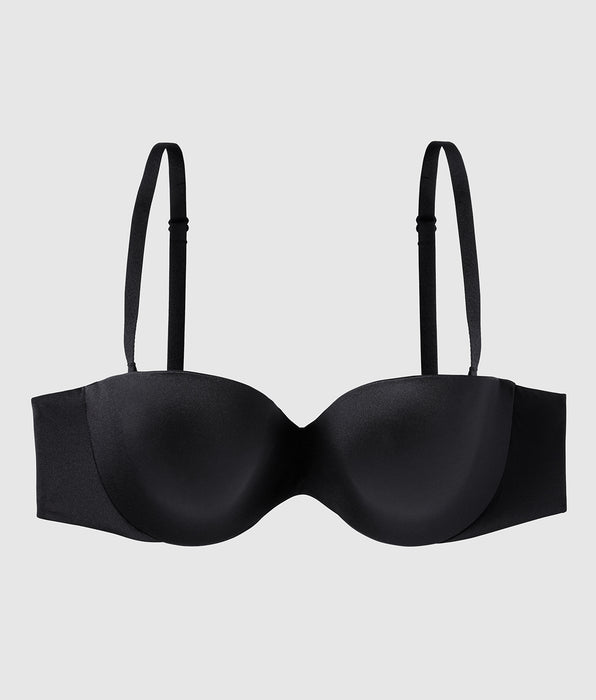La Senza Soutien-gorge sans bretelles légèrement doublé noir