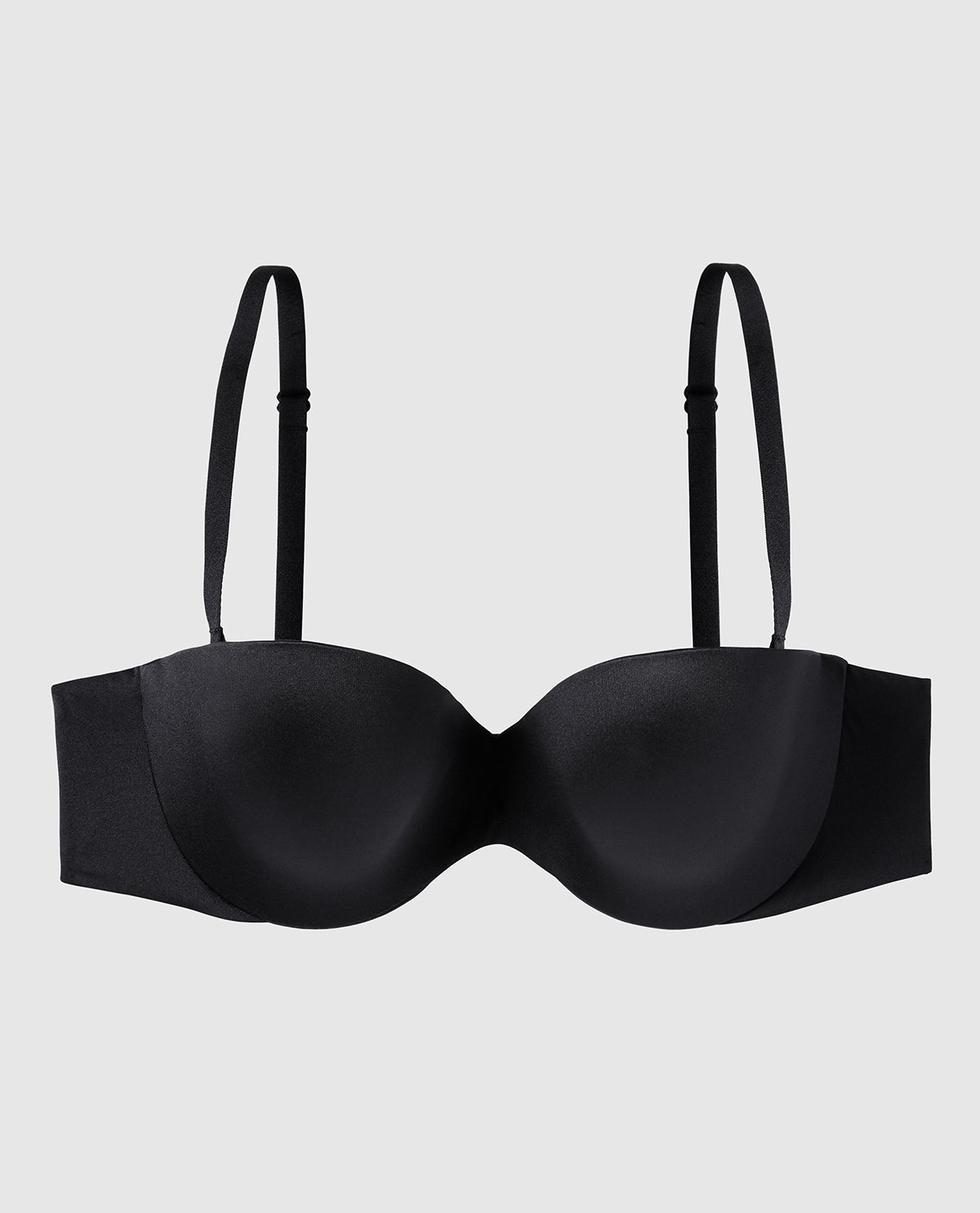 La Senza Strapless Lightly Lined Bra in Tuxedo Black