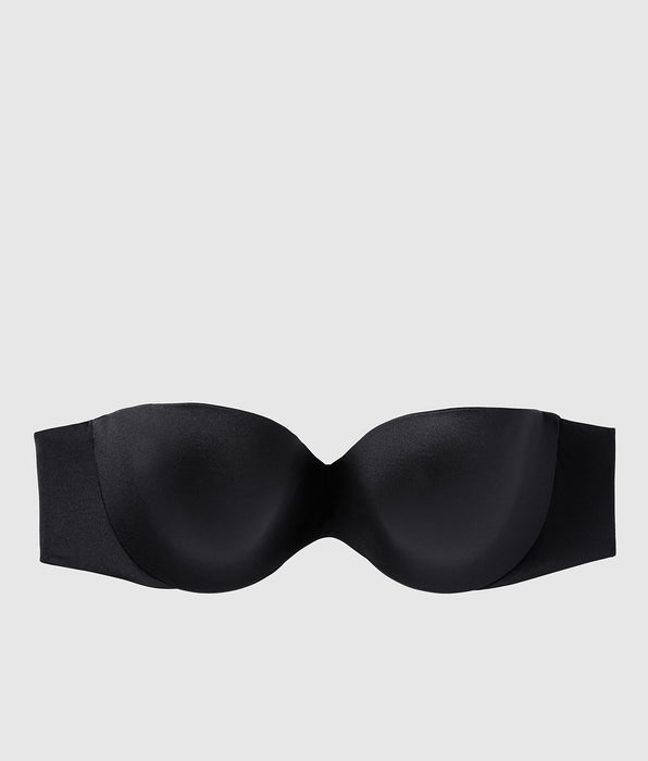 La Senza Soutien-gorge sans bretelles légèrement doublé noir