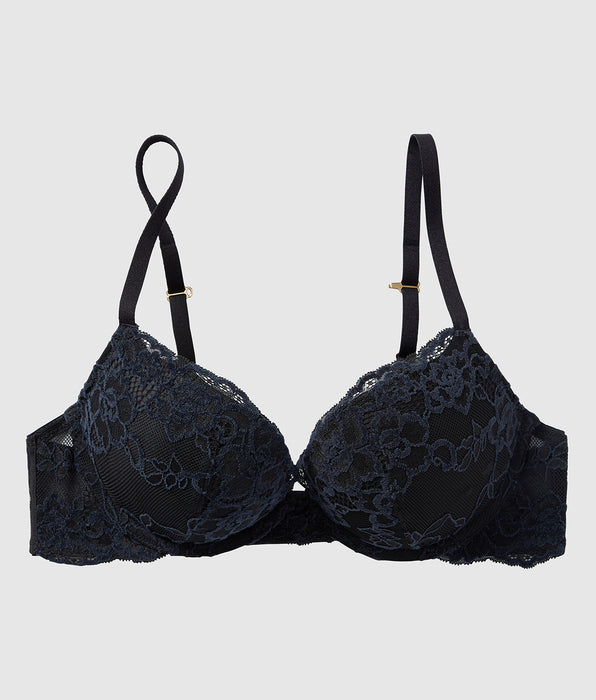 La Senza Push Up Bra with Lace Overlay