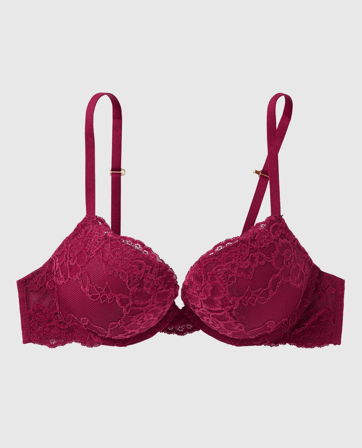 La Senza Push Up Bra with Lace Overlay