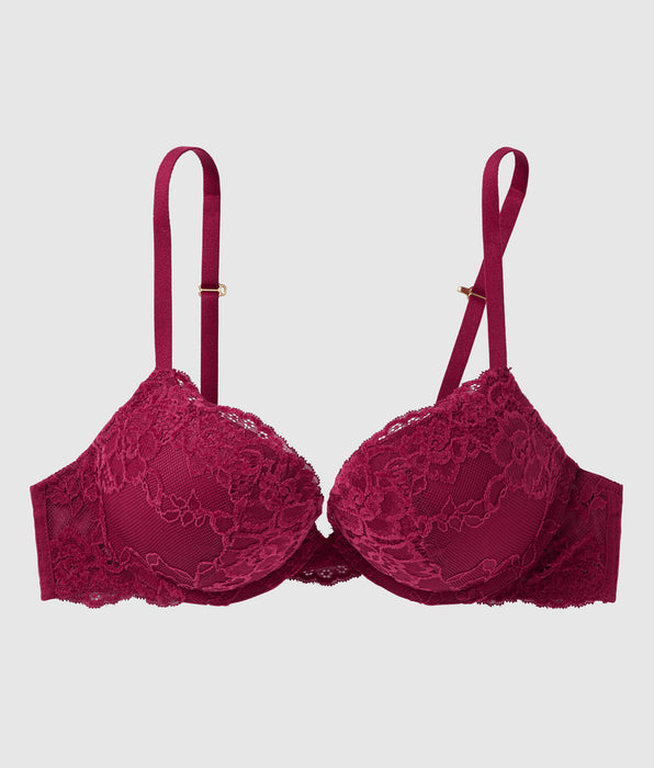 La Senza Push Up Bra with Lace Overlay