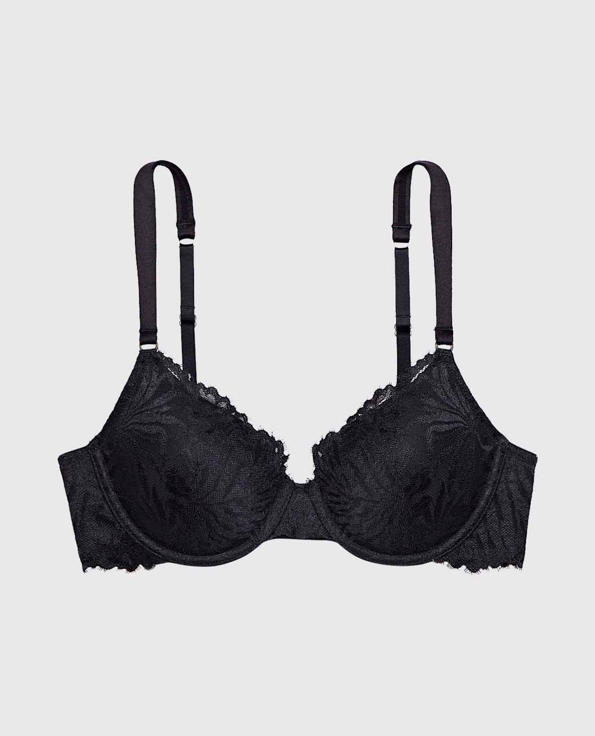 La Senza Lightly Lined Full Coverage Bra with Allover Lace