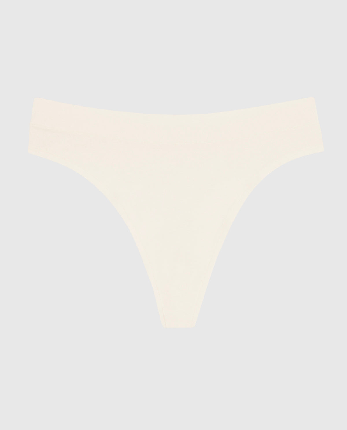 La Senza High Leg Thong Panty in Ivory Dawn
