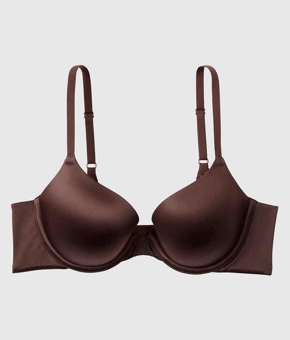 La Senza Comfort Lightly Lined Demi Bra in Rich Mocha