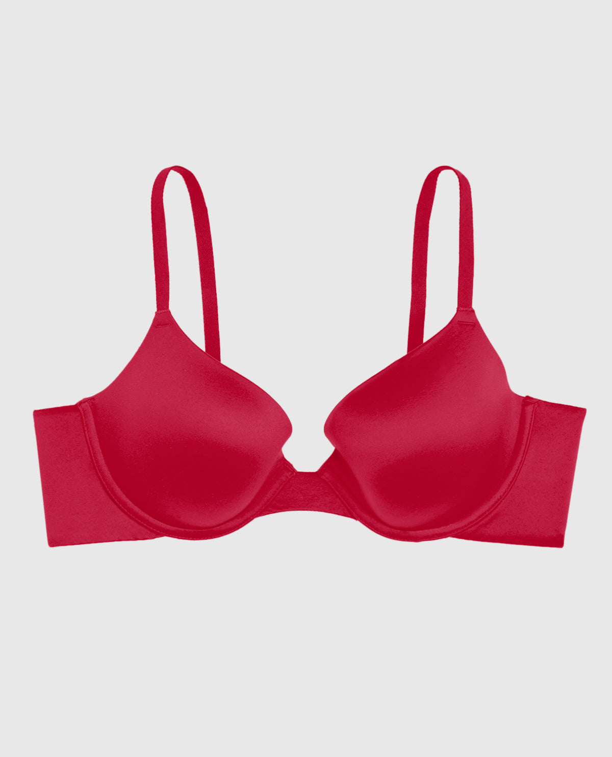 La Senza Comfort Lightly Lined Demi Bra in Cosmo Red