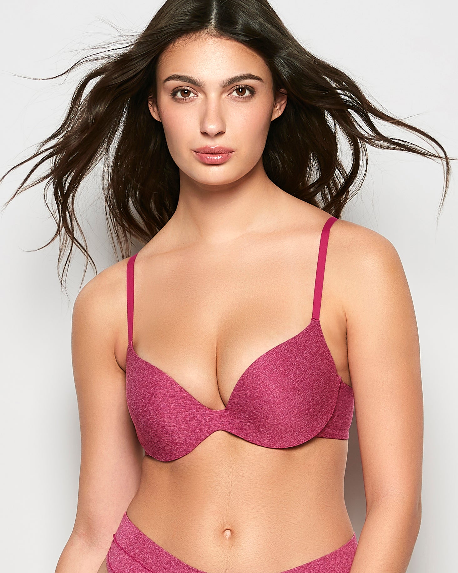 La Senza Smooth Comfort Push Up Bra in Electric Rouge