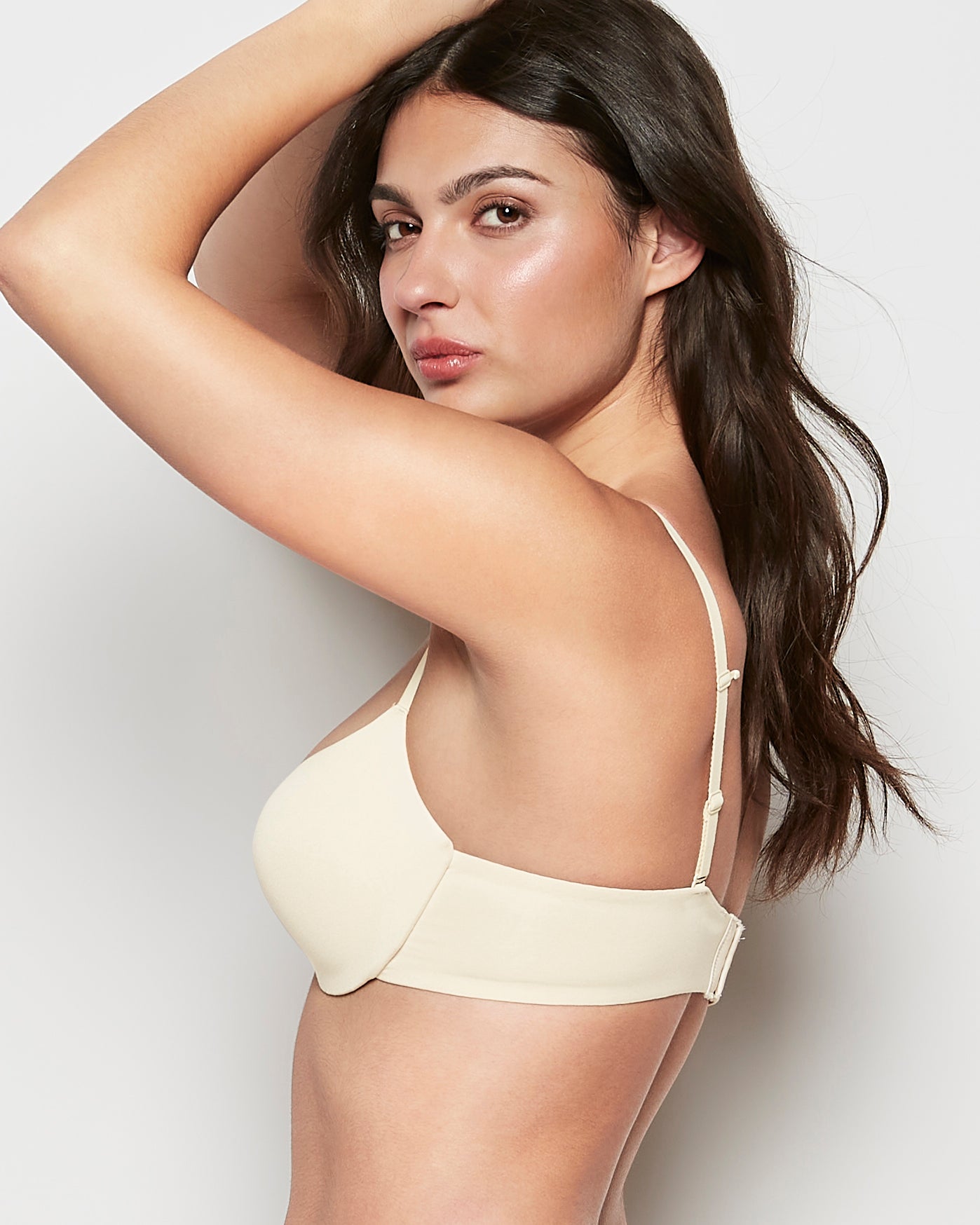 La Senza Smooth Comfort Push Up Bra in Oatmeal Heather