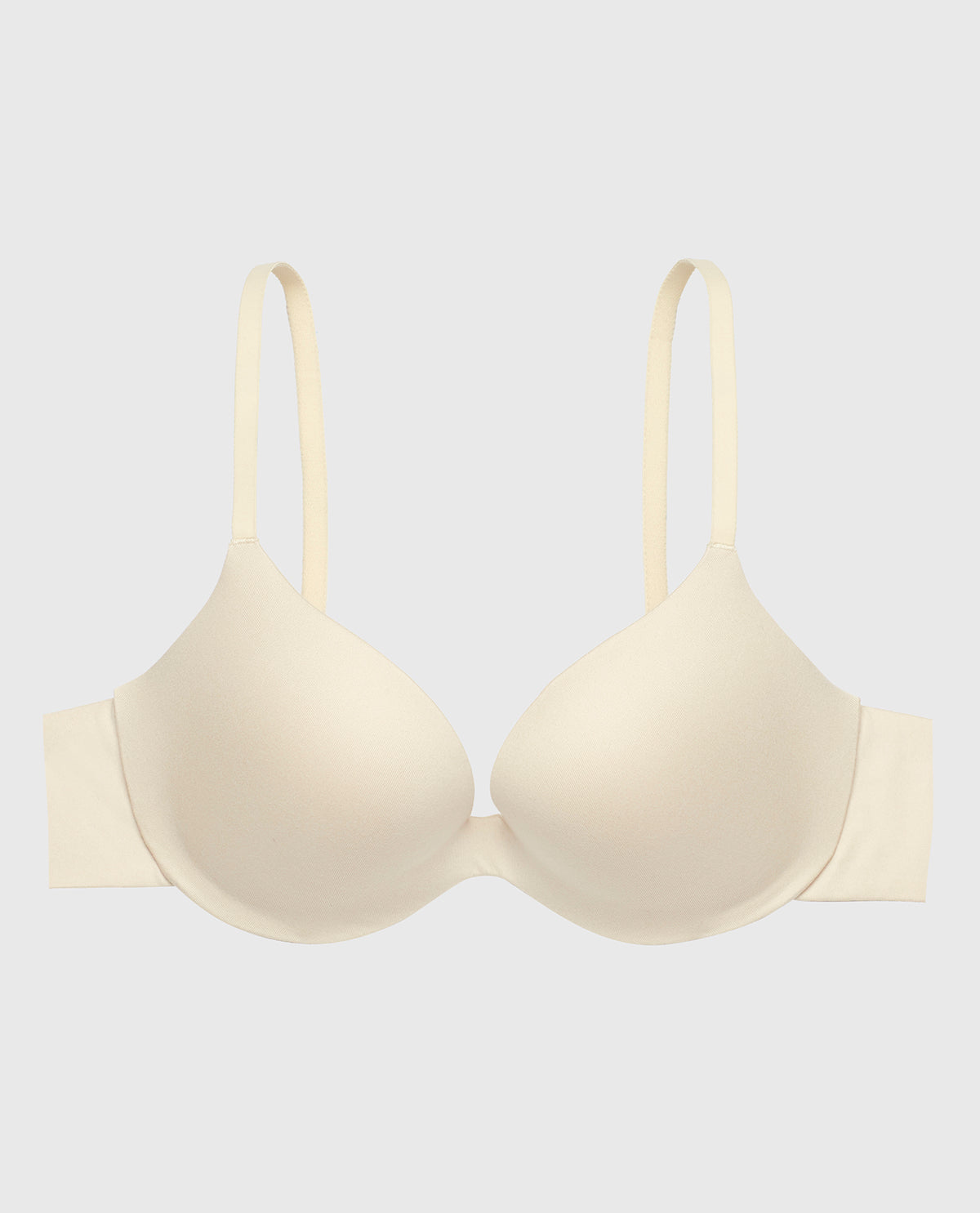 La Senza Smooth Comfort Push Up Bra in Oatmeal Heather