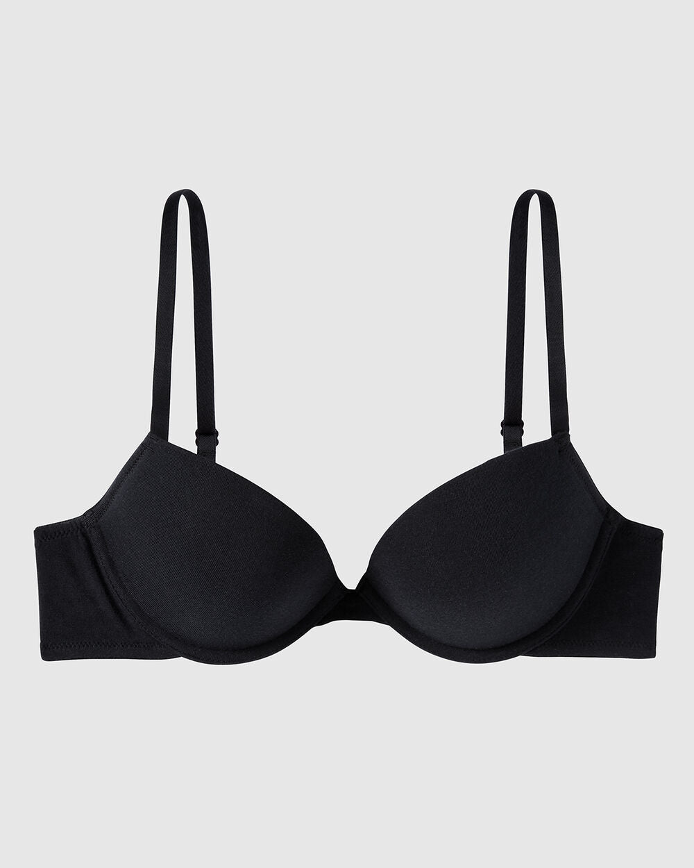 La Senza Cotton Push Up Bra in Black