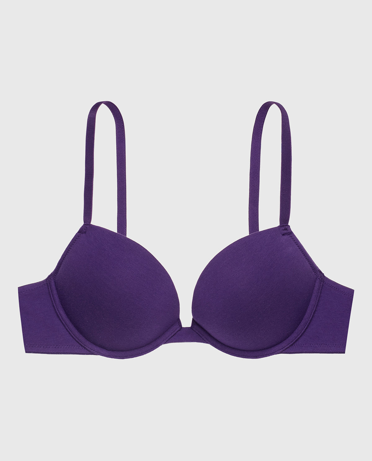 La Senza Cotton Push Up Bra in Petunia Purple