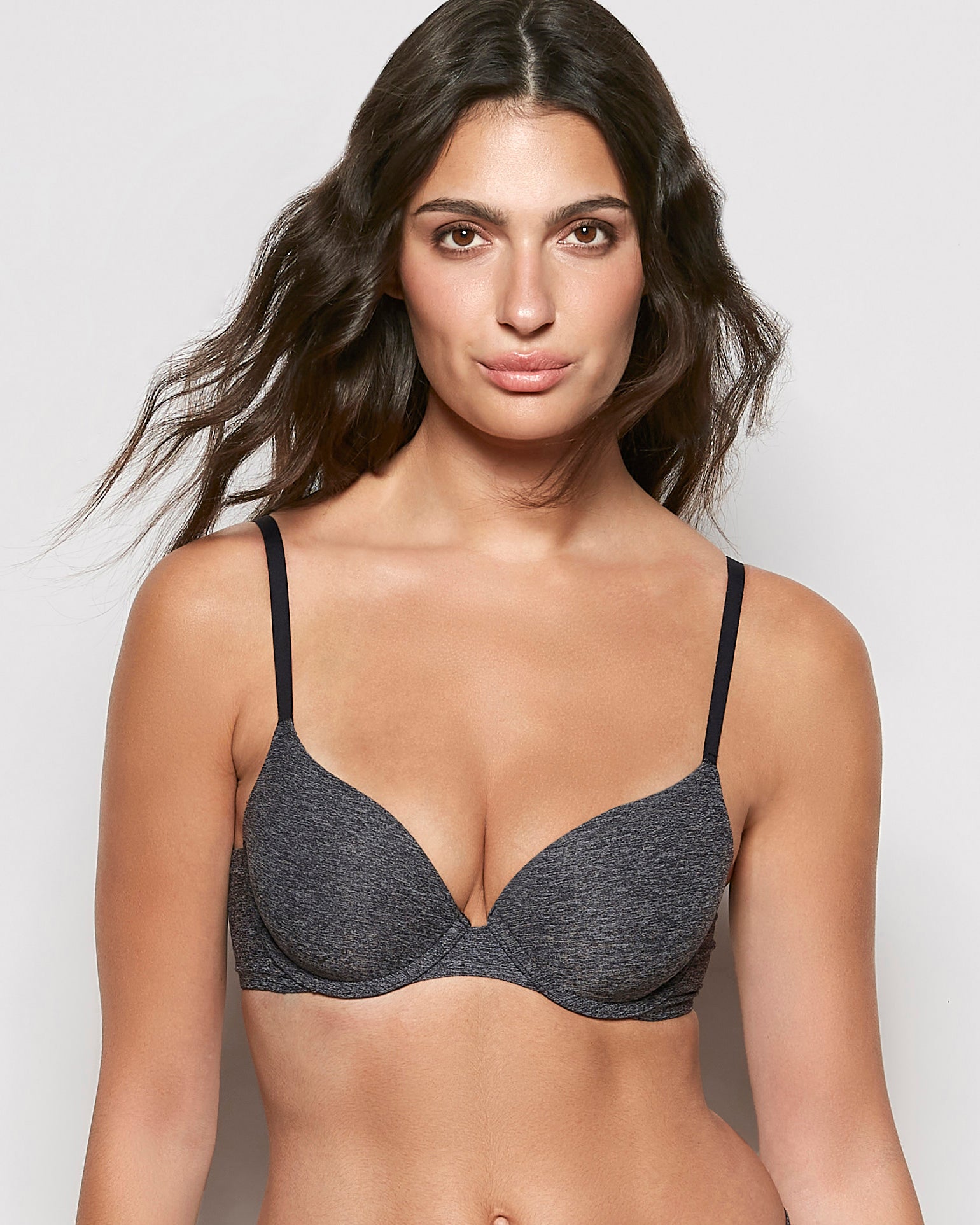 La Senza Comfort Lightly Lined Demi Bra in Black