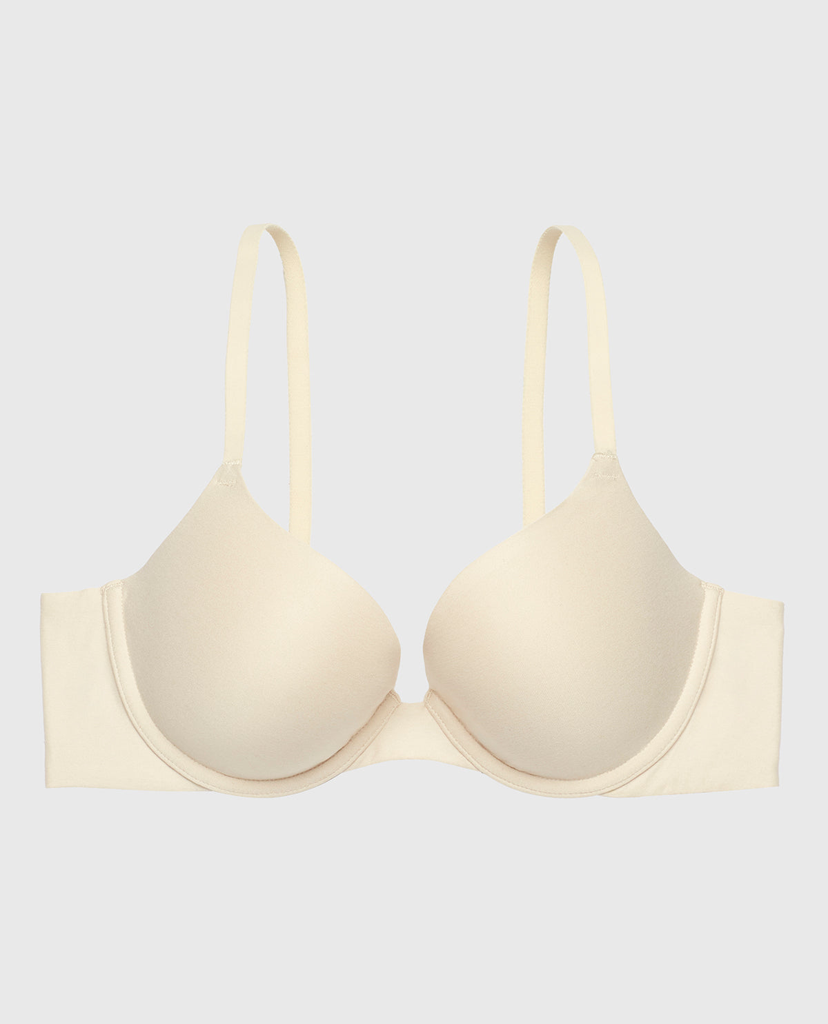 La Senza Comfort Lightly Lined Demi Bra in Oatmeal Heather