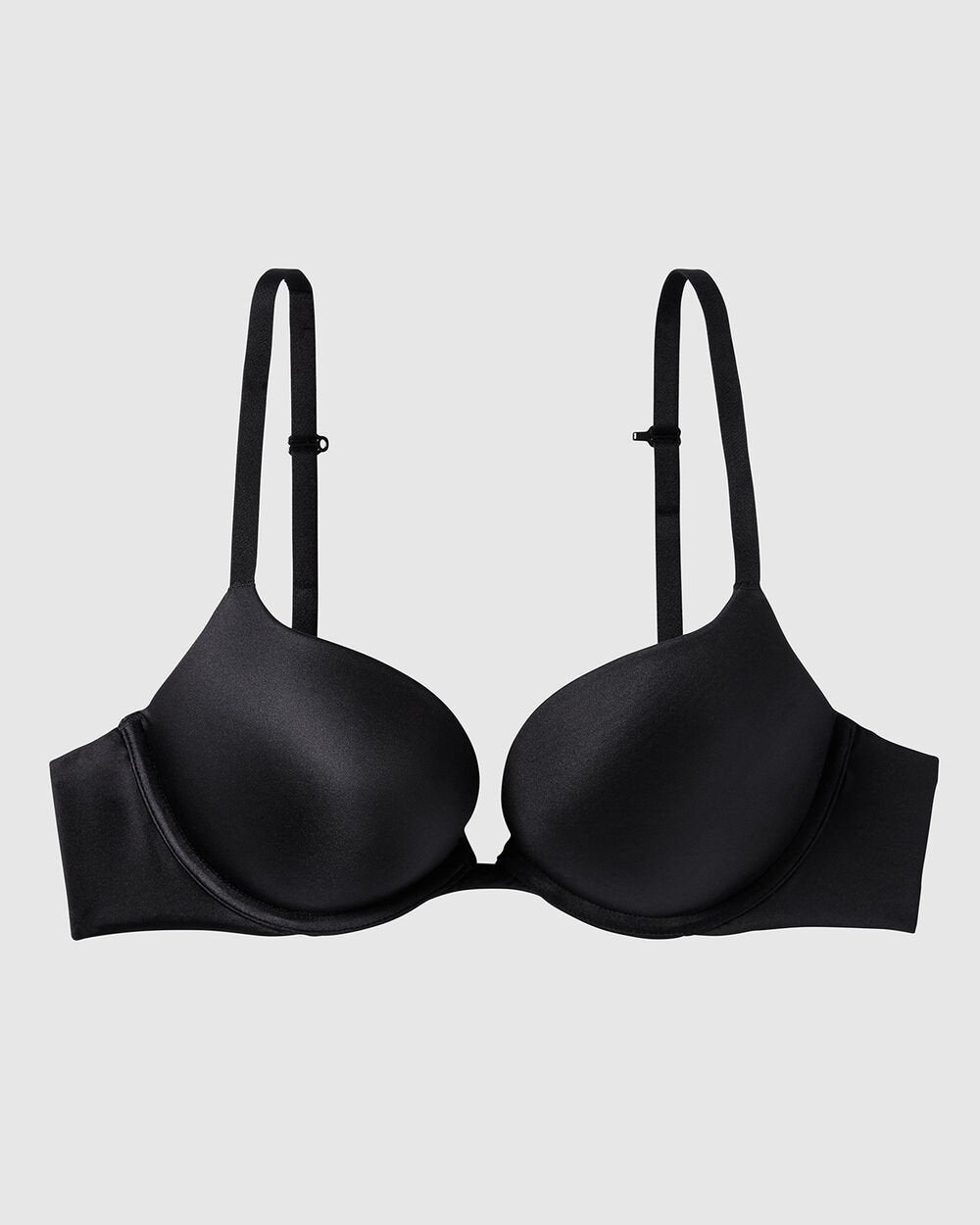 La Senza Push Up Bra in Tuxedo Black