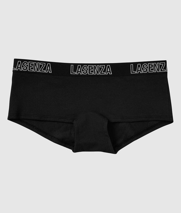 La Senza Boyshort Panty in Tuxedo Black