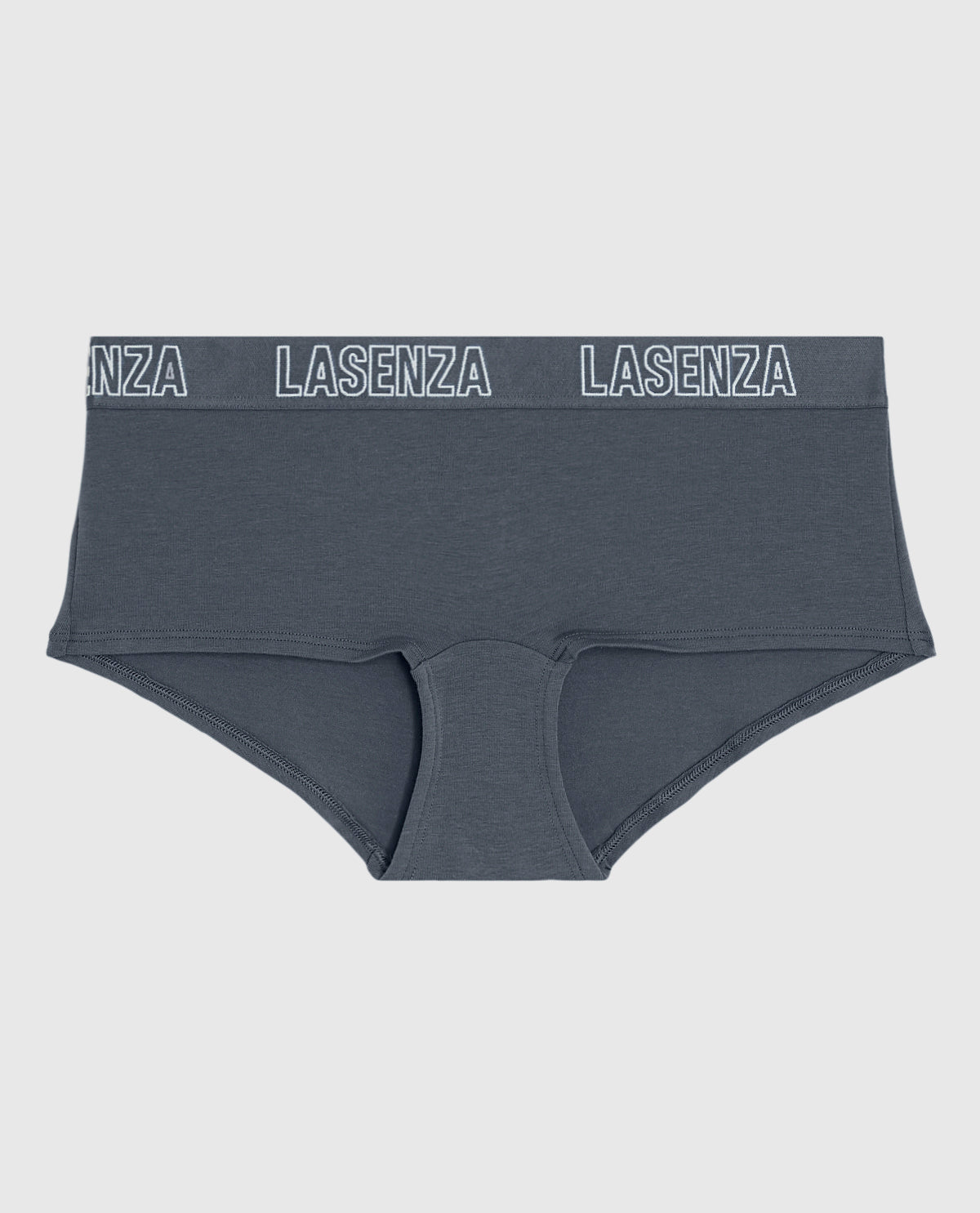 La Senza Boyshort Logo Panty in Stormy Weather