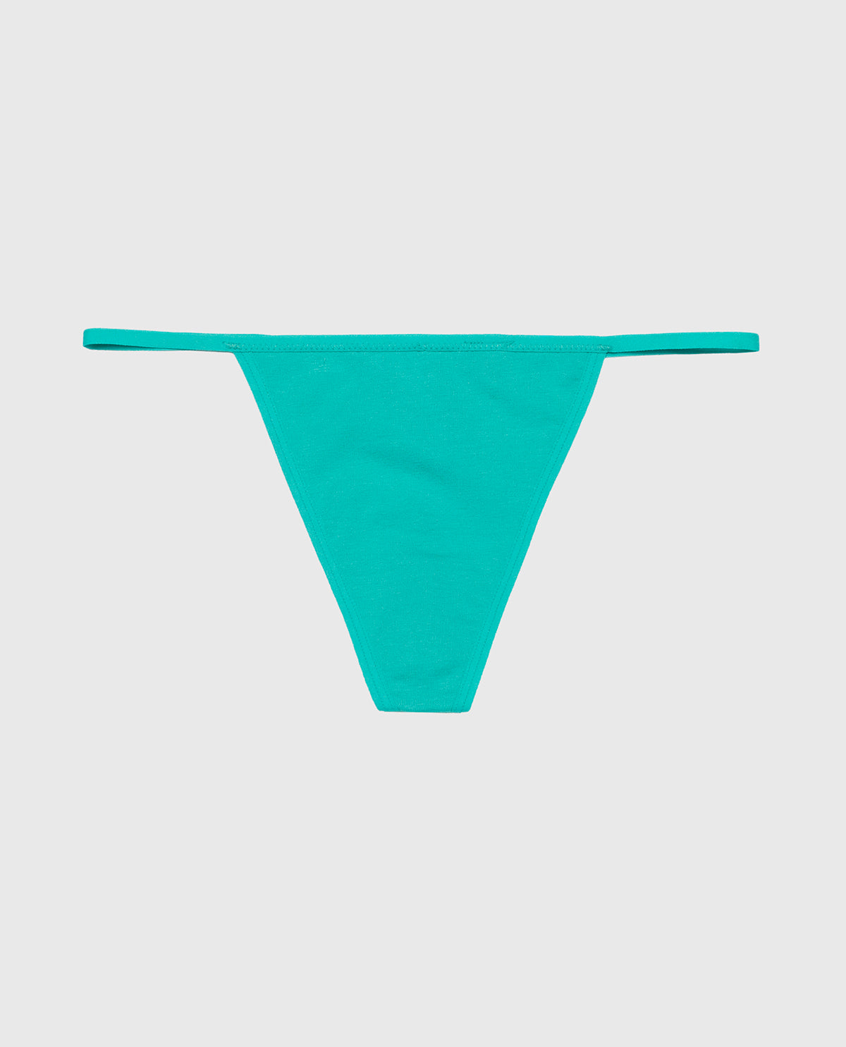 La Senza Cotton G-String Panty in Beach Teal