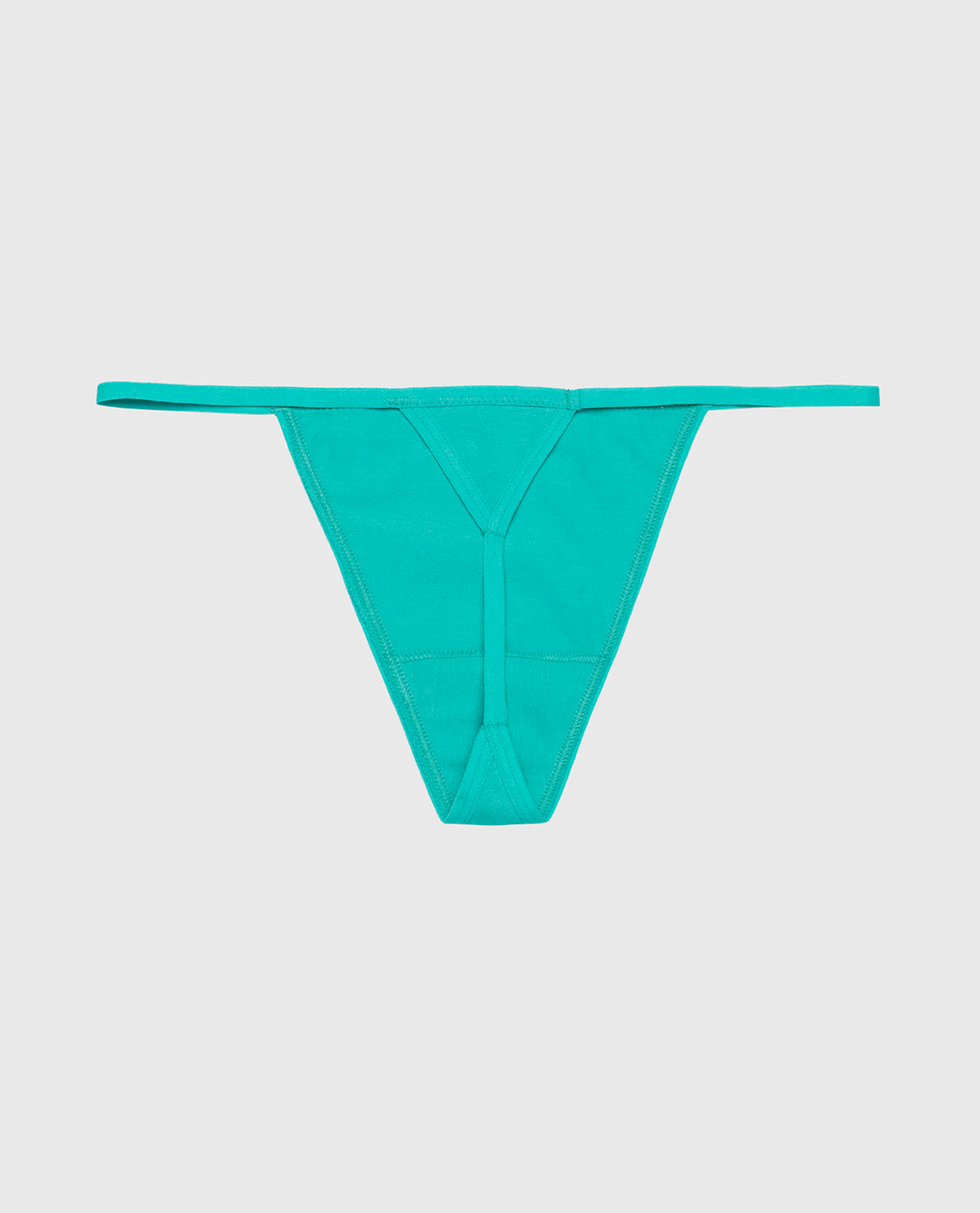 La Senza Cotton G-String Panty in Beach Teal