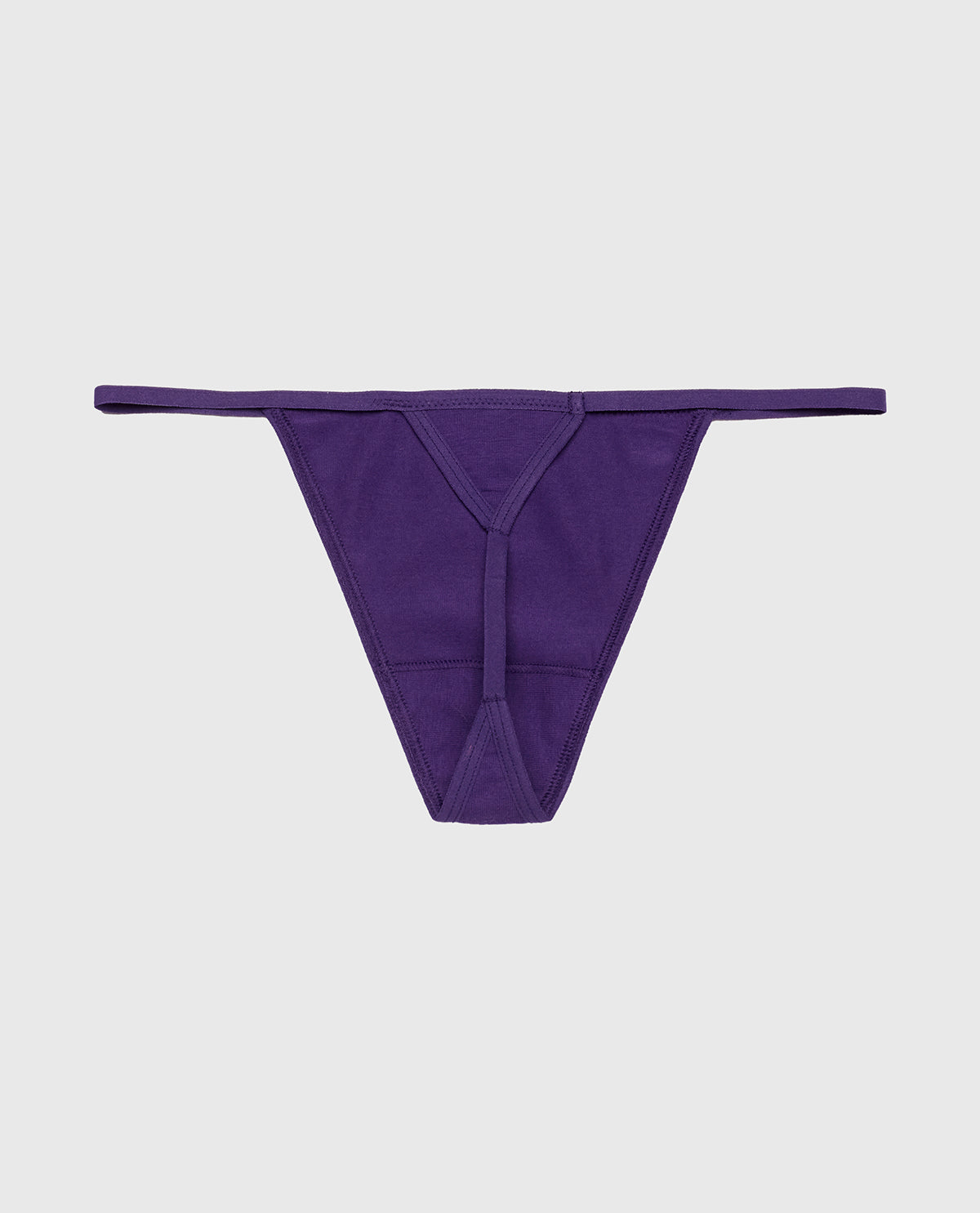 La Senza Cotton G-String Panty in Petunia Purple