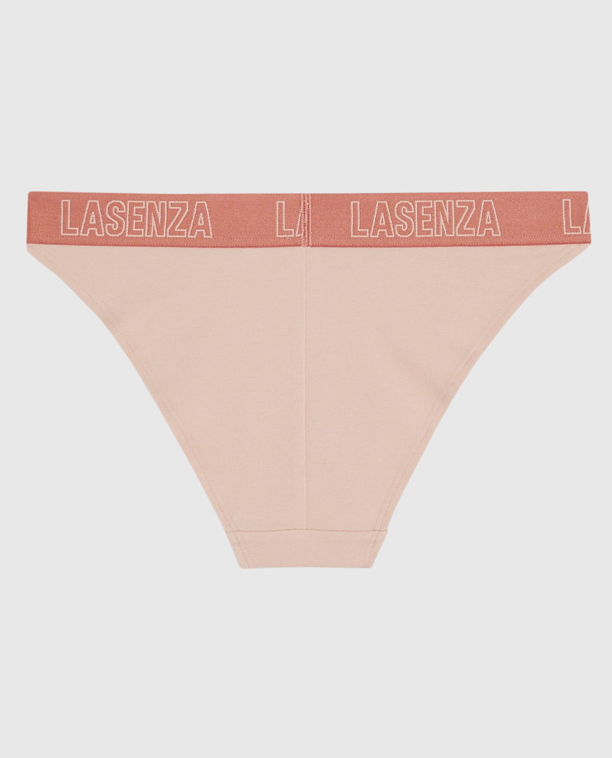 La Senza High Leg Cheeky Logo Panty in Peaceful Peach