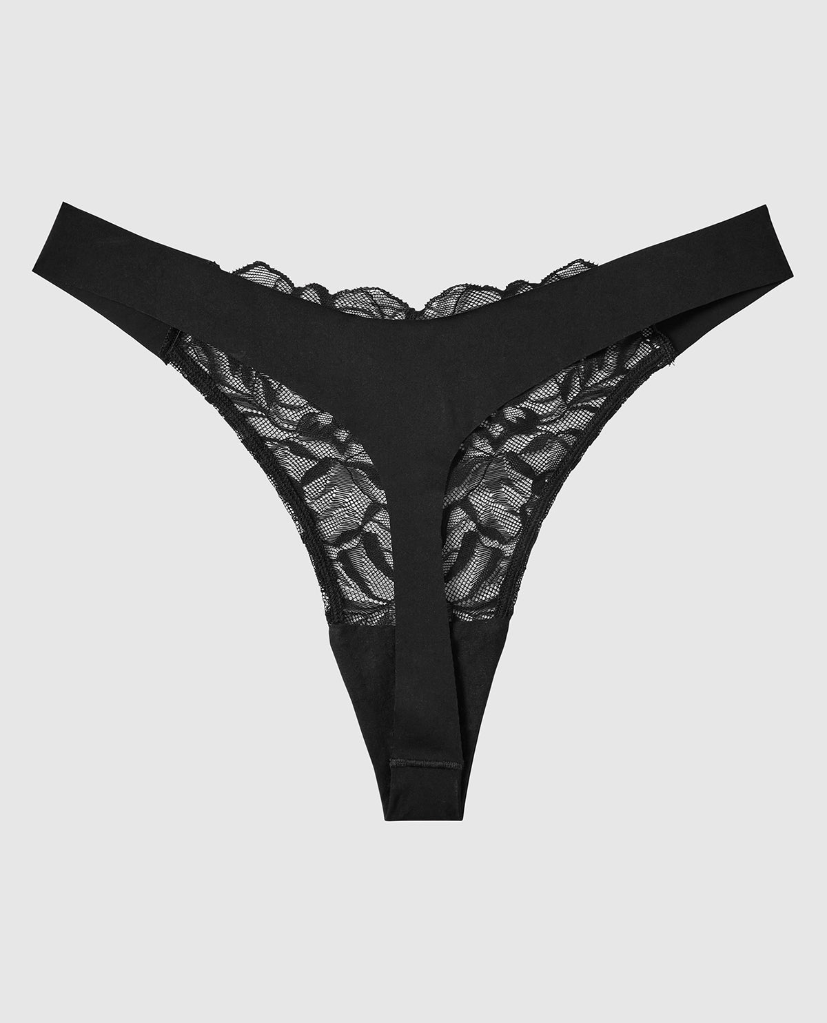 La Senza Tanga à jambe échancrée en dentelle