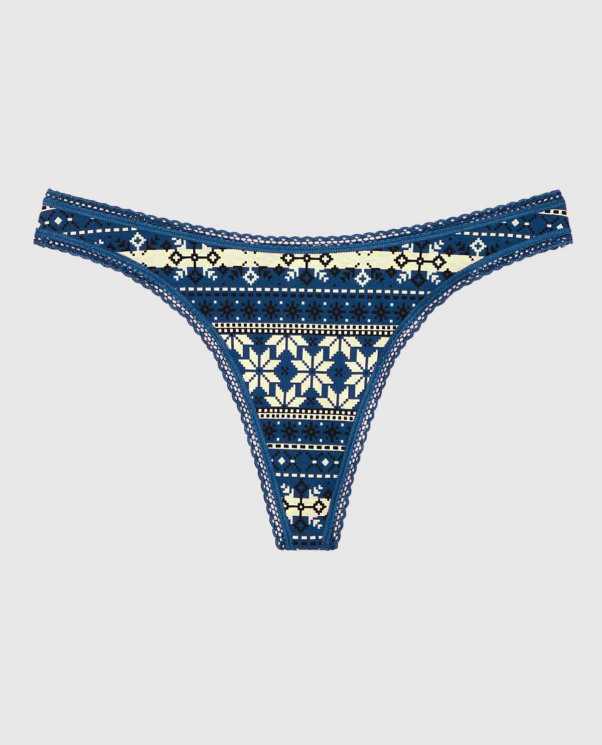 La Senza Remix Cotton Thong Panty