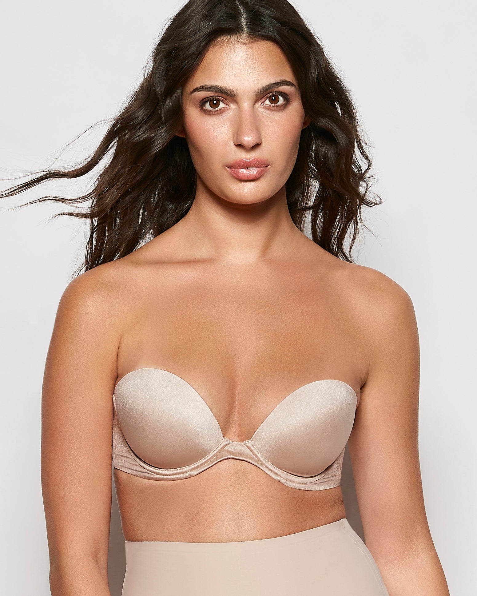 La Senza Strapless Push Up Bra in Rosetan