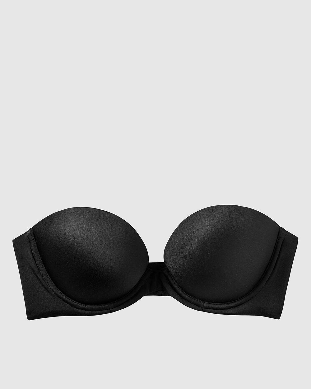 La Senza Strapless Push Up Bra in Tuxedo Black