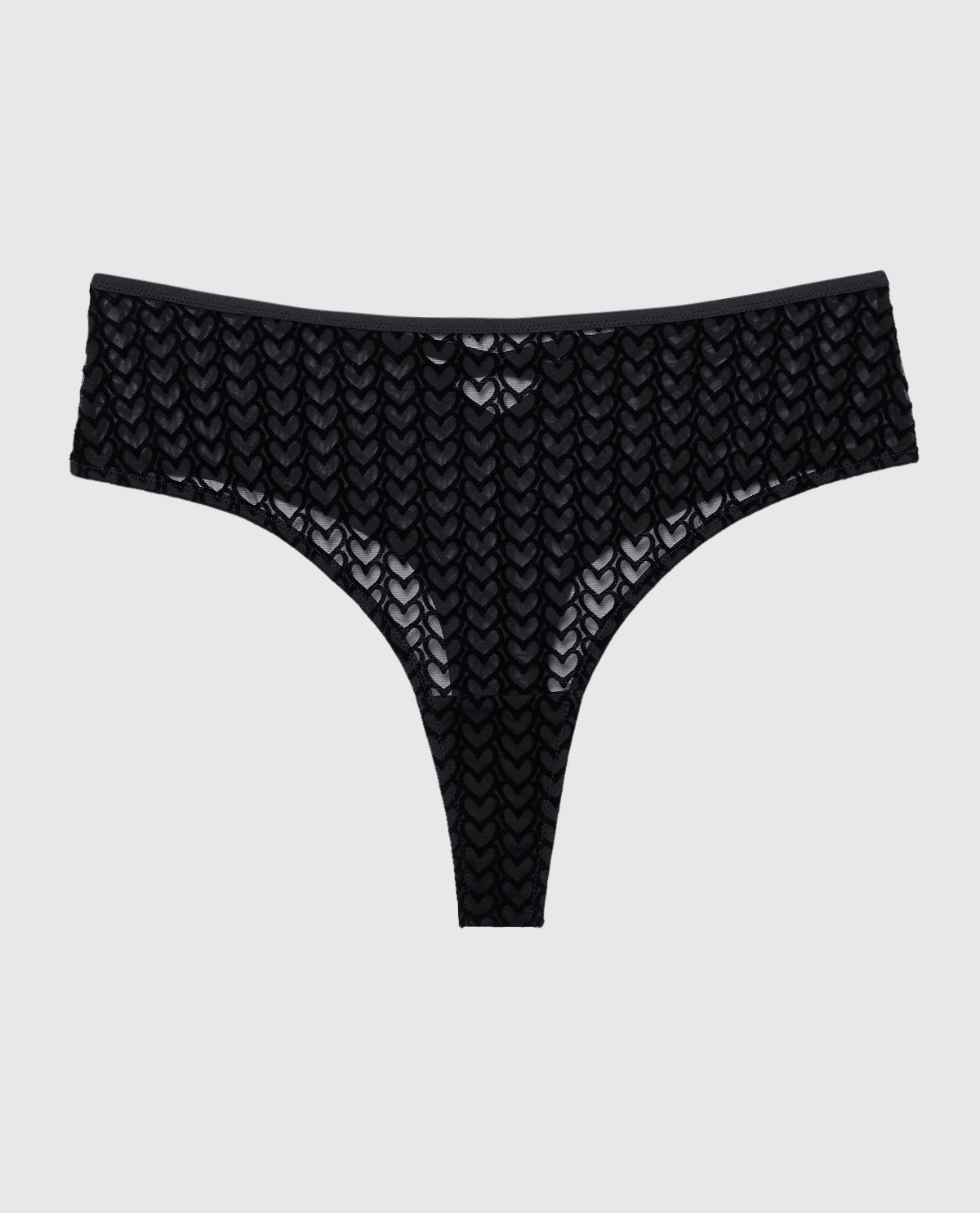 La Senza Crotchless High Waist Thong Panty