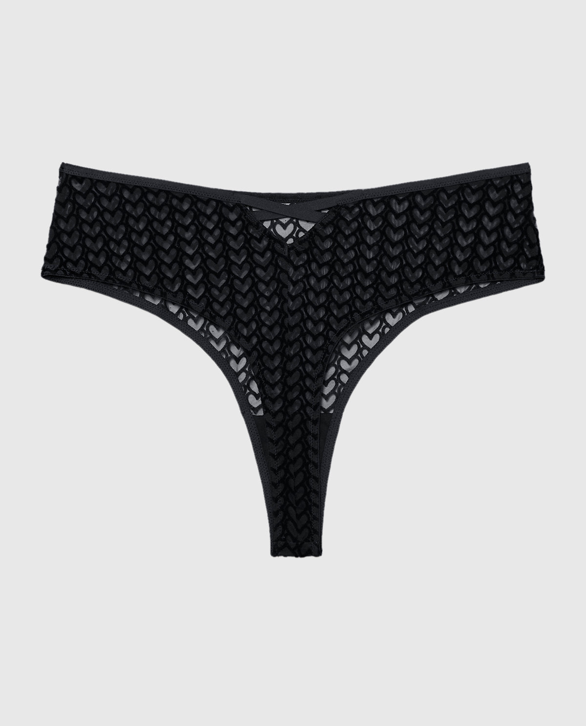 La Senza Crotchless High Waist Thong Panty