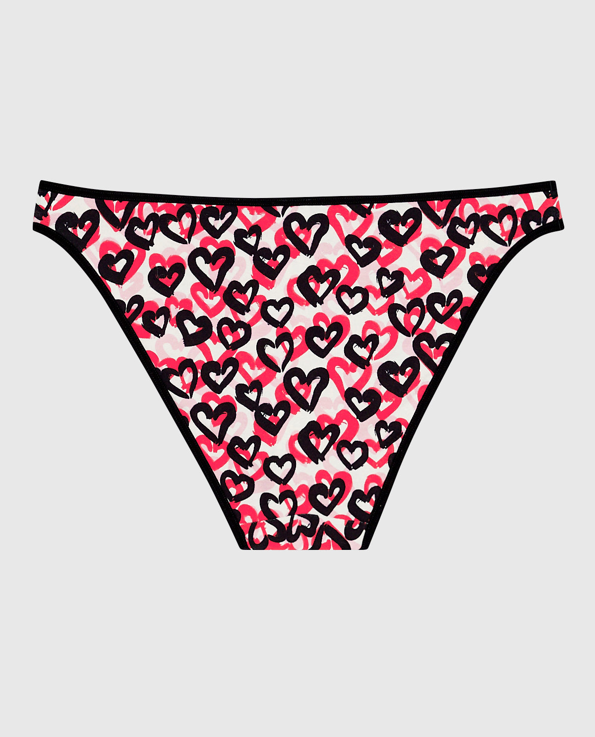 La Senza Cotton Bikini Panty in Graffiti Hearts