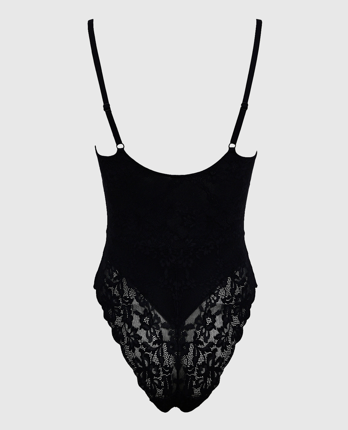 La Senza Smoothing Lace Bodysuit in Black