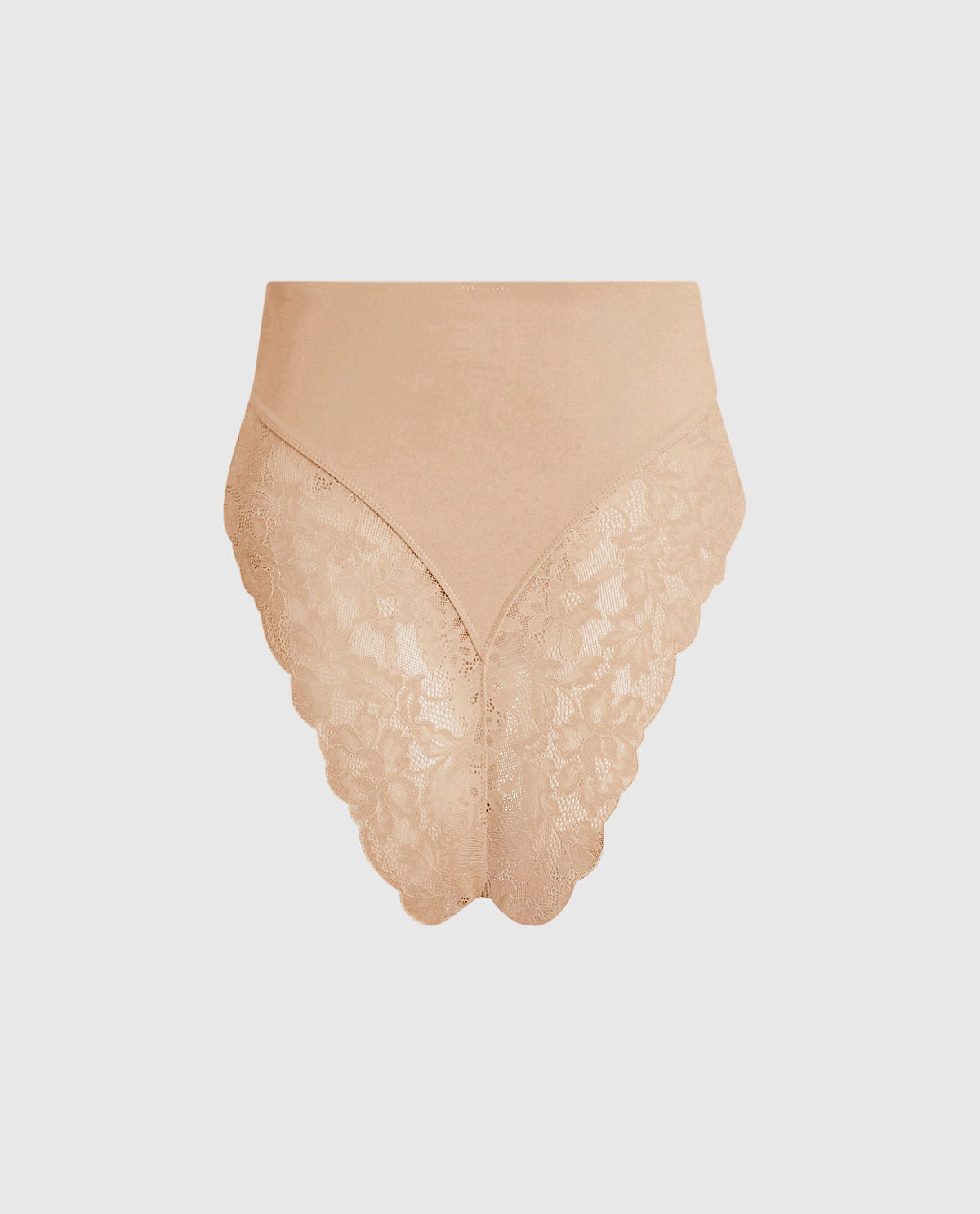 La Senza High Waist Smoothing Cheeky Panty in Rosetan