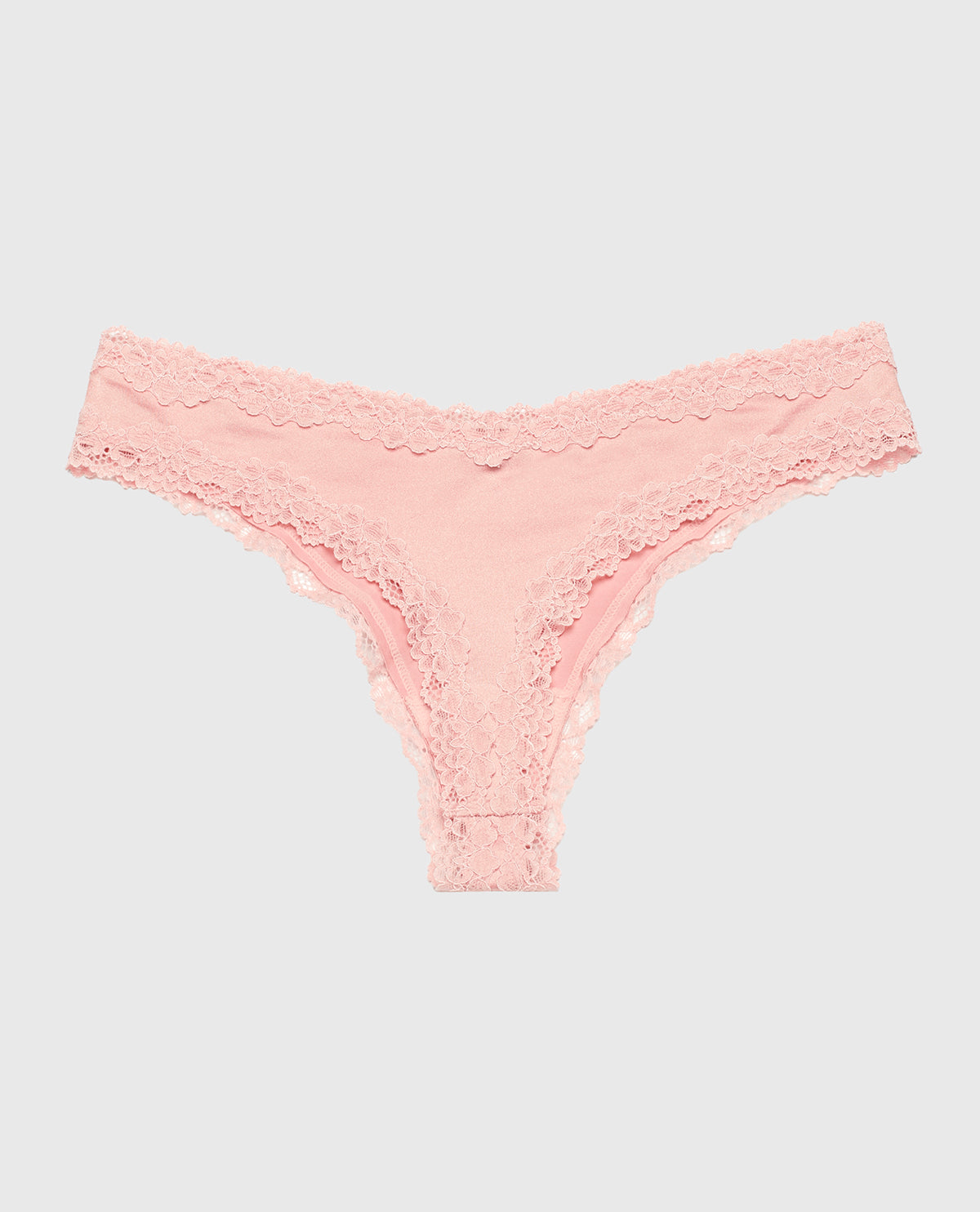 La Senza Culotte tanga Diva en Rose Majestueux