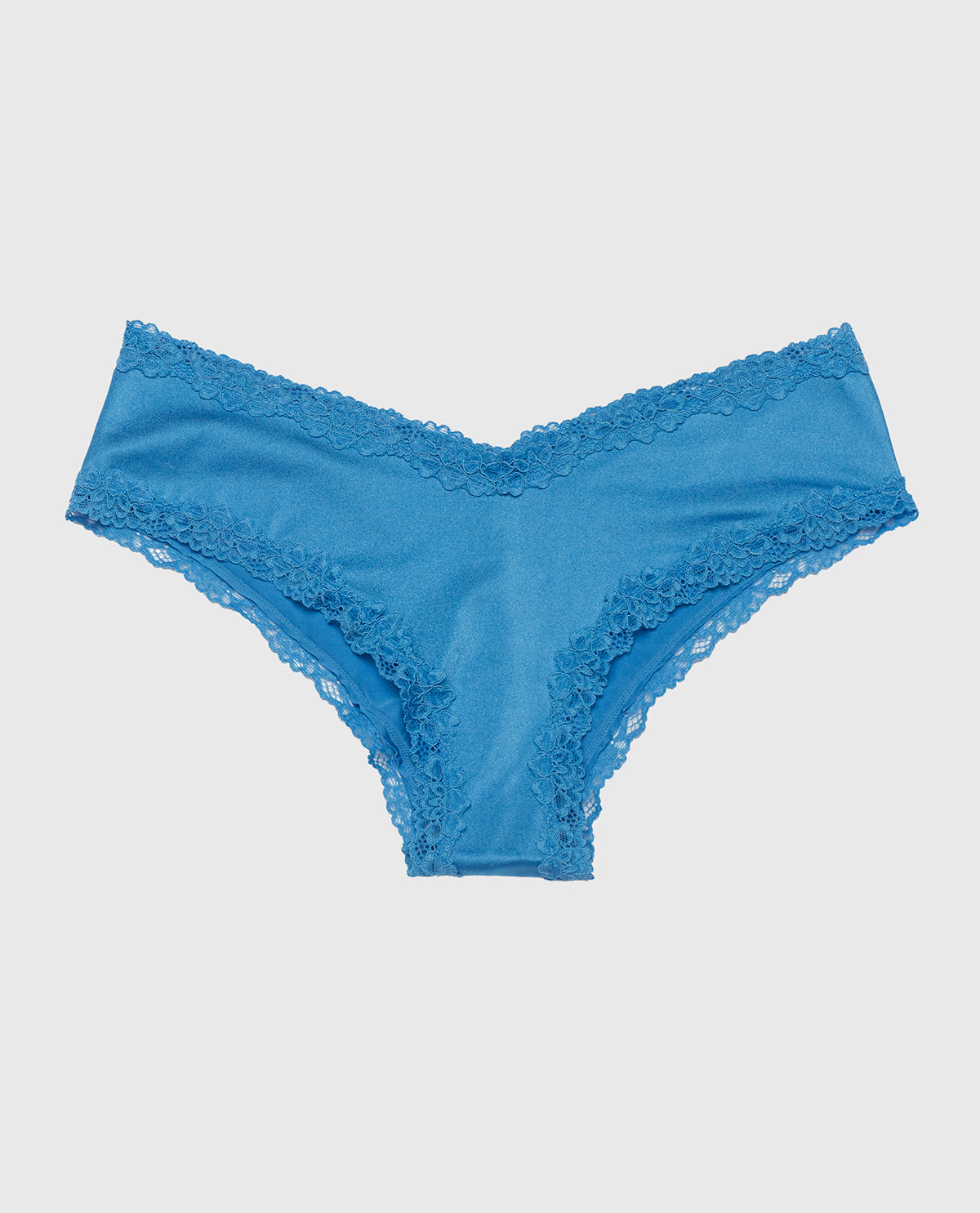 La Senza Cheeky Panty with Lace Trim in Pacific Coast