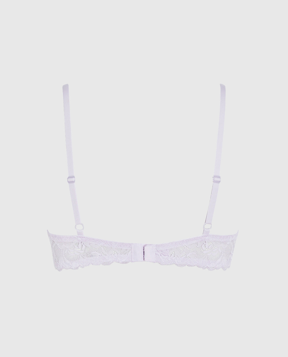 La Senza Unlined Lace Demi Bra in Lavender Cake