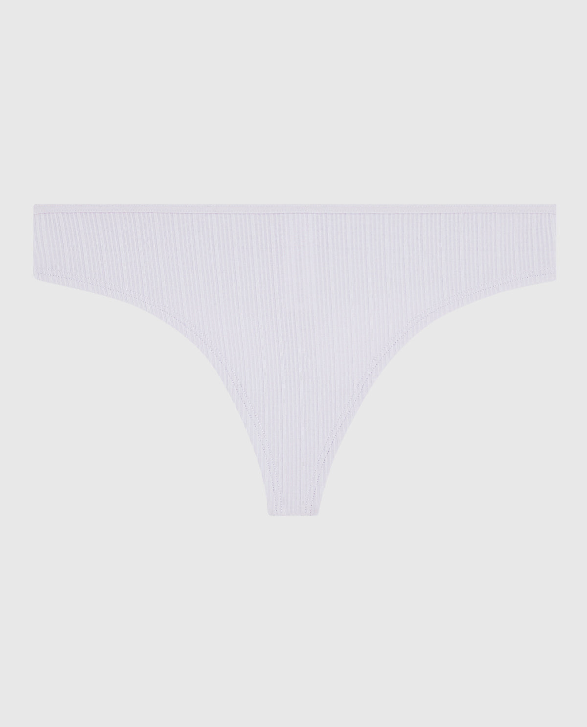 La Senza Ribbed Thong Panty in Lavender Cake