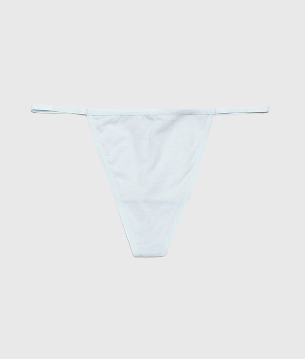 La Senza Ultrasoft G-String Panty in Vista Blue
