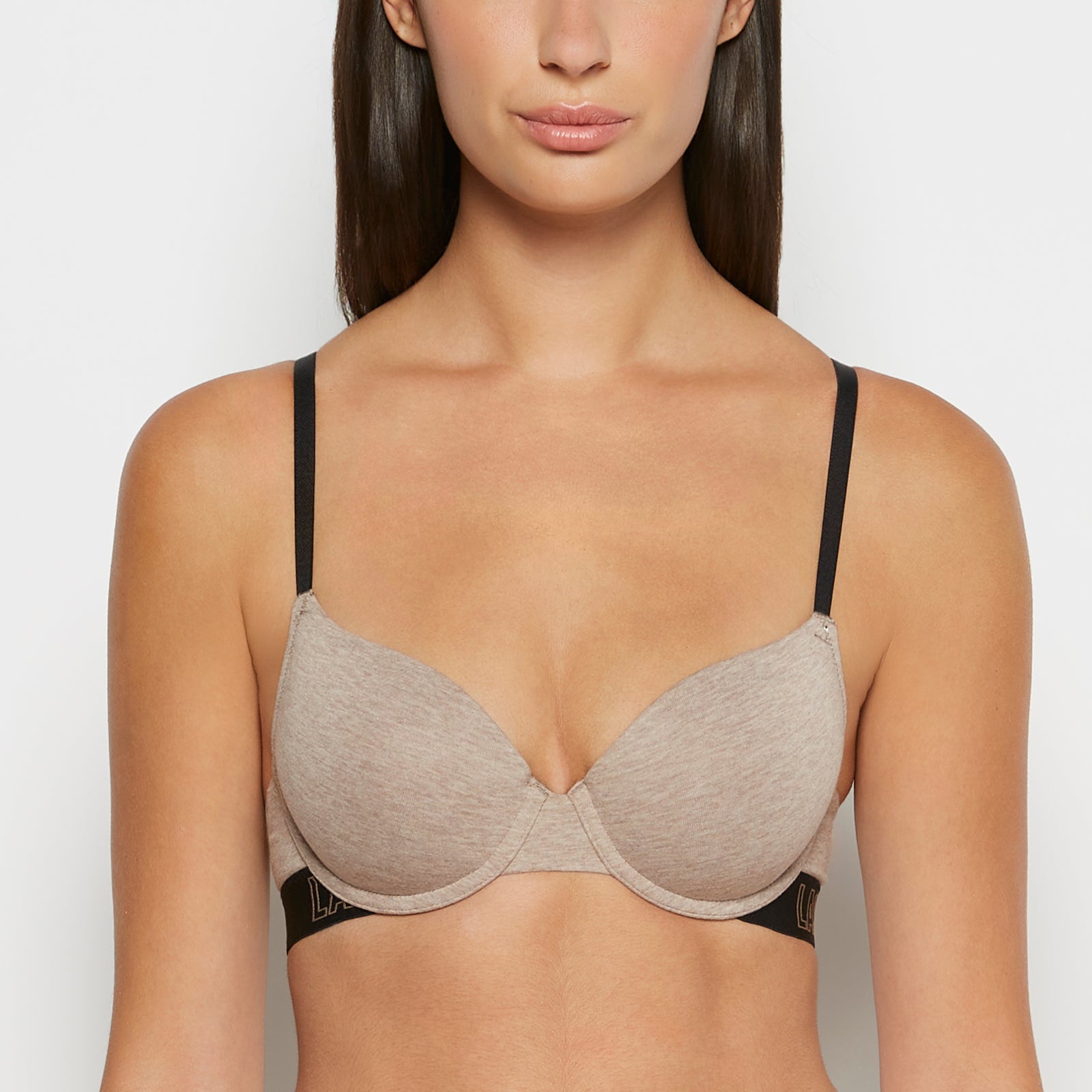 La Senza Smooth Lightly Lined Demi Bra in Leafless Tree Heather