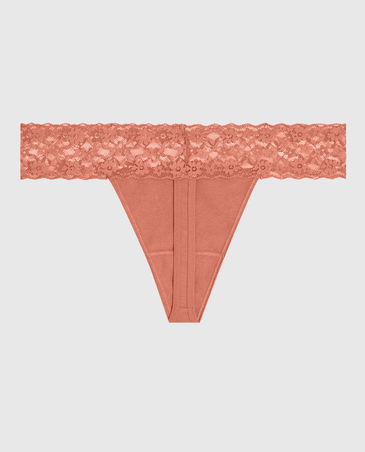La Senza Tanga avec dentelle rose subtil