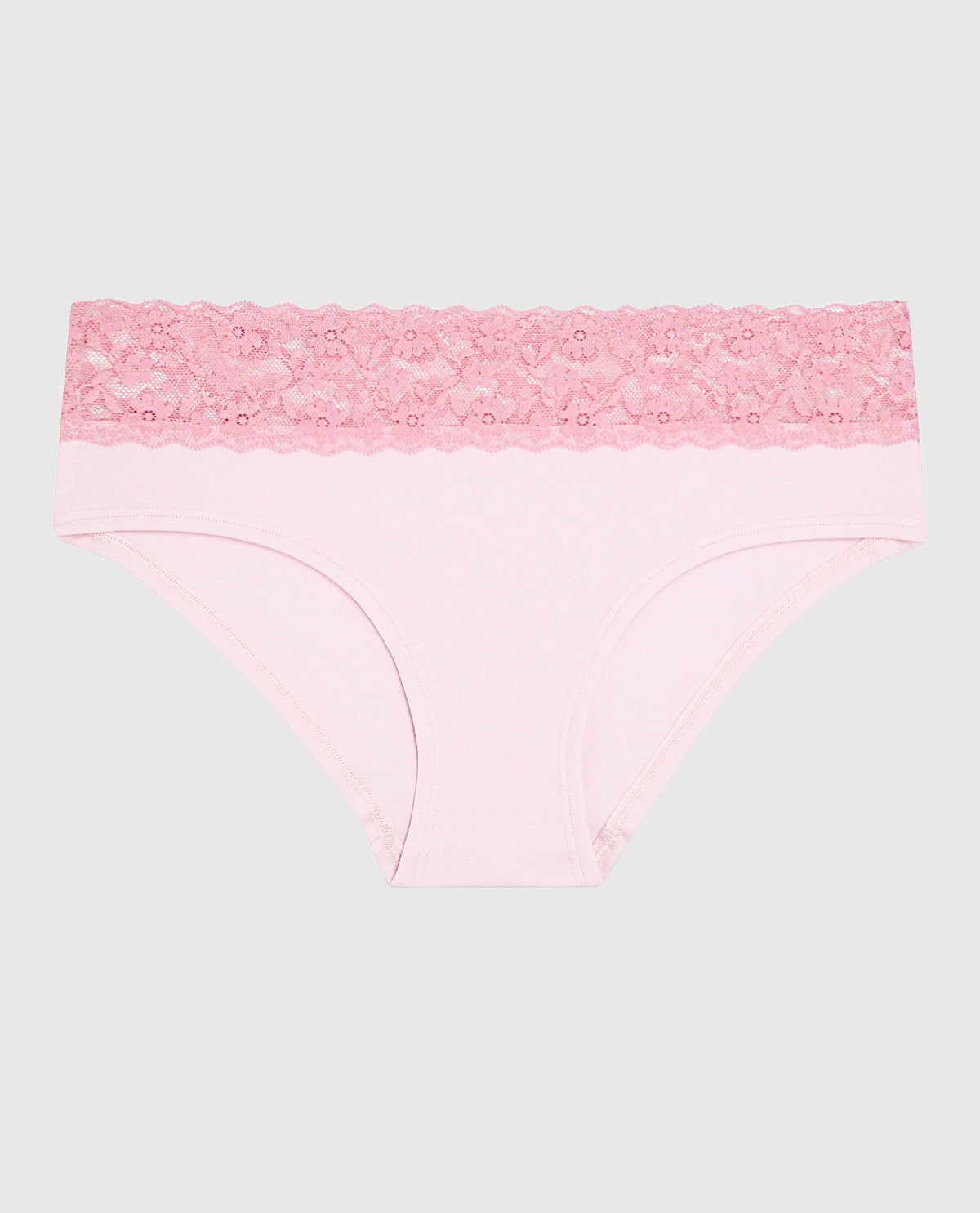 La Senza Culotte taille basse avec bordure à logo rose