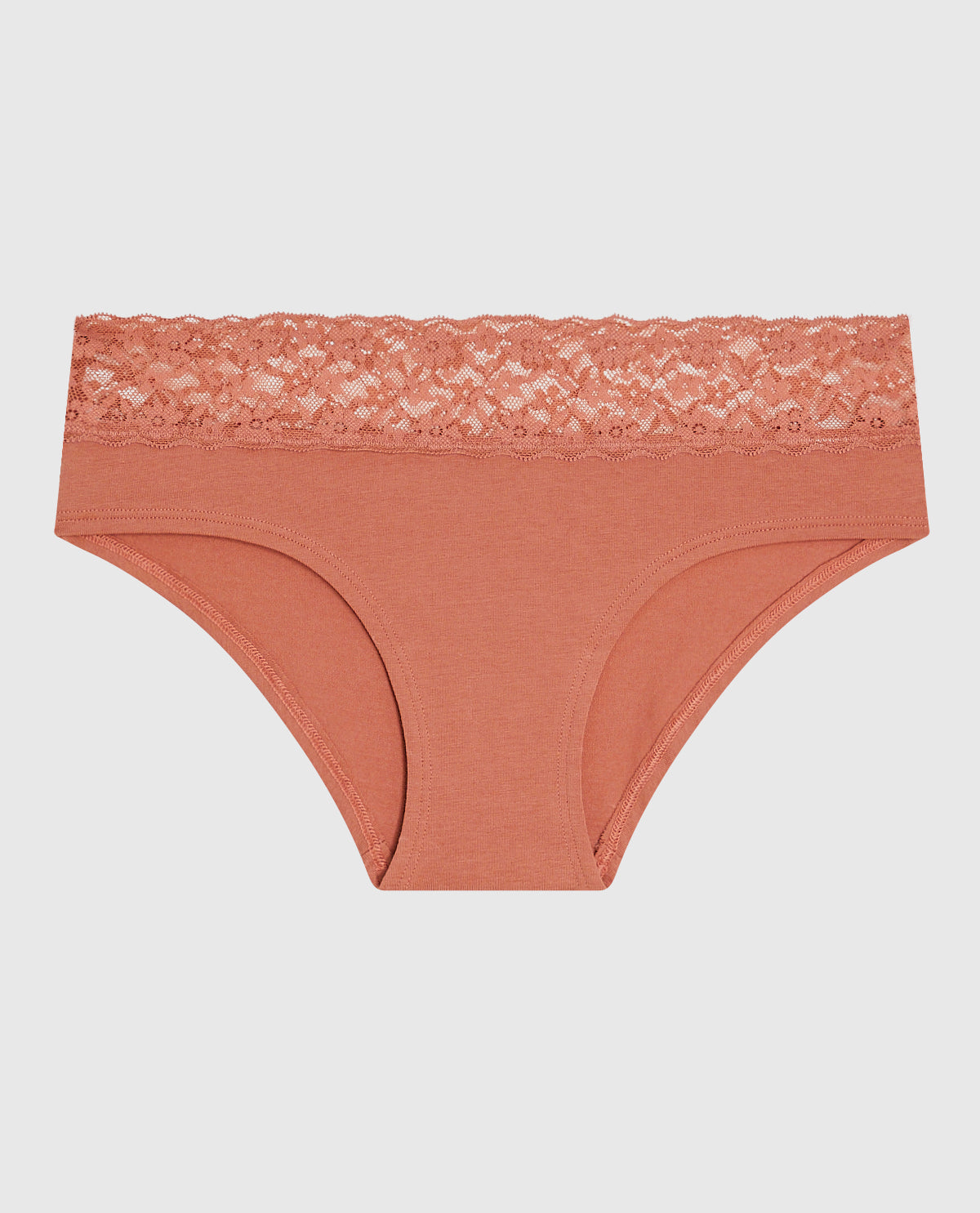 La Senza Culotte taille basse avec dentelle rose subtil