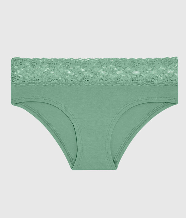 La Senza Hipster Panty with Lace in Wintermint
