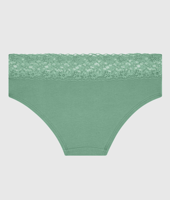 La Senza Hipster Panty with Lace in Wintermint