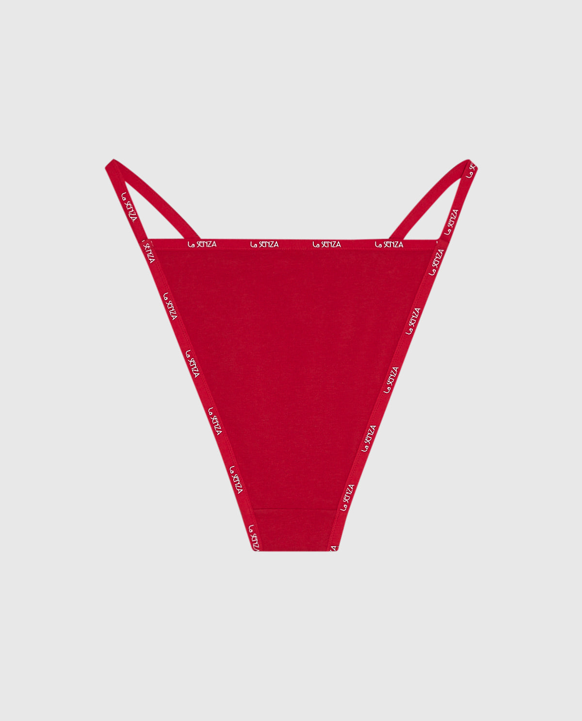 La Senza Cheeky Panty with Logo Trim in Cosmo Red
