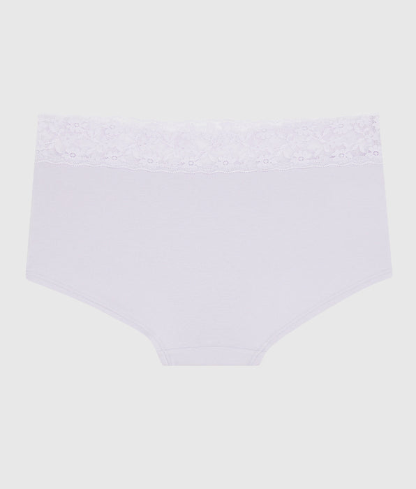 La Senza Culotte garçonne avec dentelle gâteau à la lavande