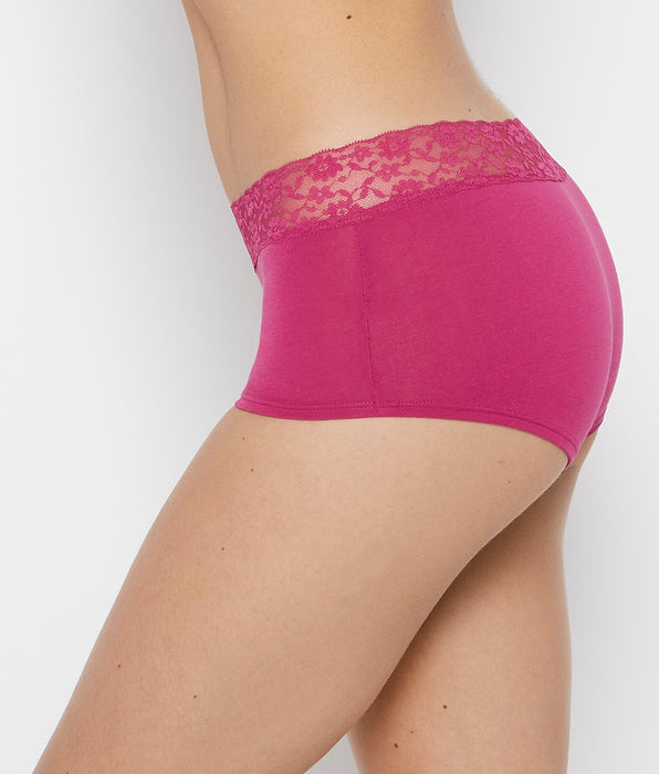 La Senza Boyshort Panty in Fuchsia Red