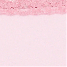 La Senza Boyshort Panty with Lace Trim in Pink