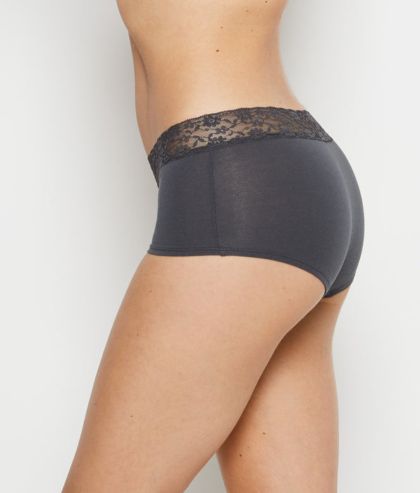 La Senza Culotte Boyshort en ébène