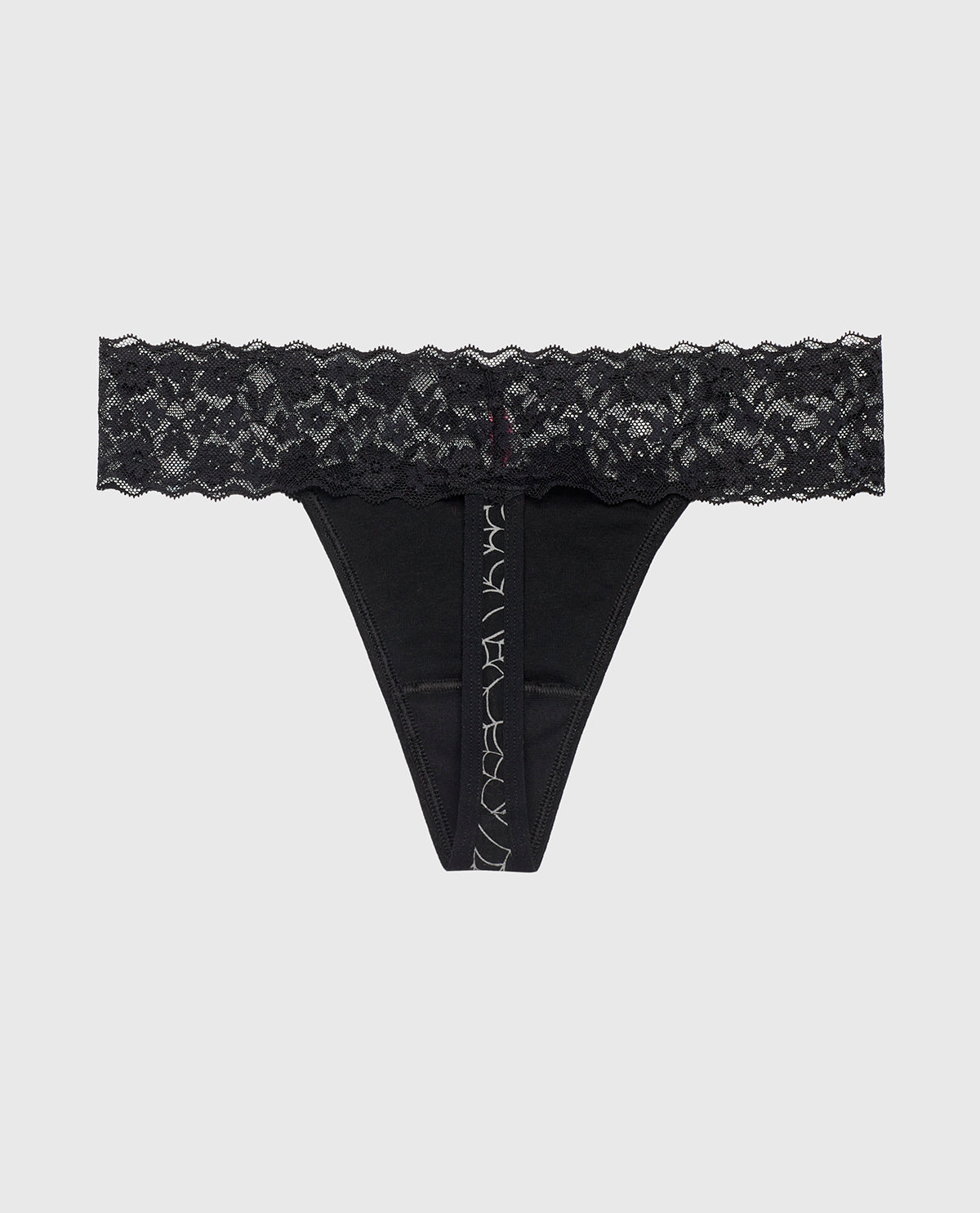 La Senza Thong Panty in Spiderwebs